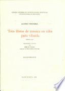 3 libros de música en cifra