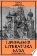 3 Libros para Conocer Literatura Rusa
