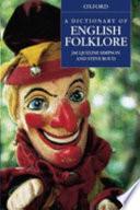Libro A Dictionary of English Folklore
