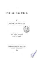 A Syriac grammar