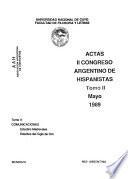 Actas: Comunicaciones