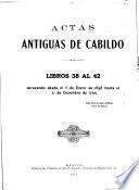Actas de Cabildo del Ayuntamiento constitucional de México