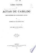Actas de Cabildo del Ayuntamiento constitucional de México
