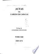 Actas del Cabildo de Caracas: 1669-1672