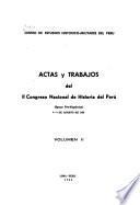 Actas y trabajos