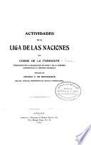 Actividades de la Liga de las naciones