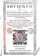 Adviento y quaresma...