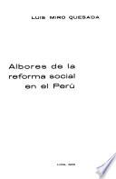 Albores de la reforma social en el Perú