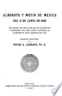 Alboroto y motín de México del 8 de junio de 1692