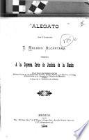 Alegato que el licenciado T. Melesio Alcántara