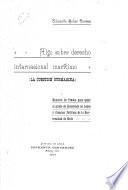 Algo sobre derecho internacional maritimo (la cuestion submarina) ...