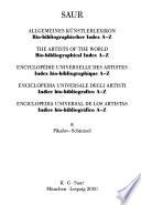 Allgemeines Künstlerlexikon bio-bibliographischer Index A-Z