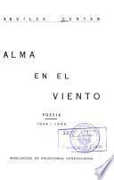 Alma en el viento, poesía, 1934-1939