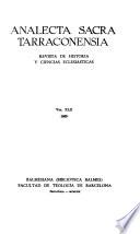 Analecta sacra Tarraconensia