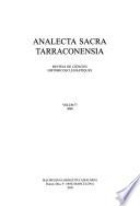 Analecta sacra Tarraconensia