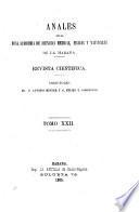 Anales de la Academia de ciencias medicas, físicas y naturales de la Habana