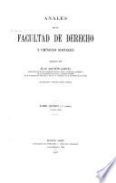 Anales de la Facultad de Derecho y Ciencias Sociales