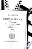 Anales de la hacienda pública del Peru