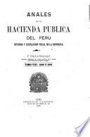 Anales de la hacienda pública del Perú