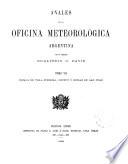 Anales de la Oficina Meteorológica Argentina