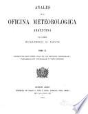 Anales de la Oficina Meteorológica Argentina
