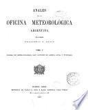 Anales de la Oficina Meteorológica Argentina