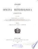 Anales de la Oficina Meteorológica Argentina