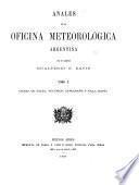 Anales de la Oficina Meteorológica Argentina
