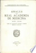 Anales de la Real Academia de Medicina - 1945 - Tomo LXII - Cuadernos 3 y 4