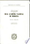 Anales de la Real Academia Nacional de Medicina - 1979 - Tomo XCVI - Cuaderno 2