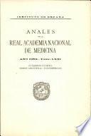 Anales de la Real Academia Nacional de Medicina