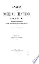 Anales de la Sociedad Científica Argentina
