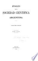 Anales de la Sociedad Científica Argentina