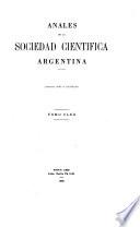 Anales de la Sociedad Científica Argentina