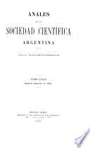 Anales de la Sociedad Científica Argentina