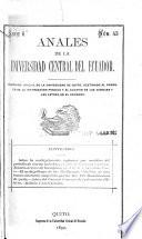 Anales de la Universidad Central del Ecuador