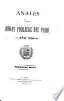 Anales de las obras públicas del Perú