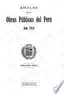 Anales de las obras publicas del Perú