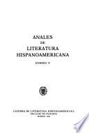 Anales de literatura hispanoamericana