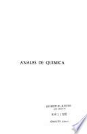 Anales de química