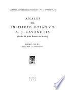 Anales del Instituto Botánico A. J. Cavanilles