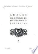 Anales del Instituto de Investigaciones Estéticas