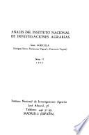 Anales del Instituto Nacional de Investigaciones Agrarias