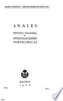Anales del Instituto Nacional de Investigaciones Agronómicas