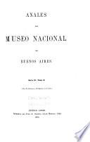 Anales del Museo Nacional de Buenos Aires