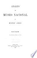 Anales del Museo Nacional de Buenos Aires
