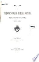 Anales del Museo Nacional de Historia Natural