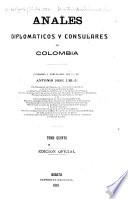 Anales diplomáticos y consulares de Colombia