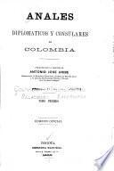 Anales diplomáticos y consulares de Colombia