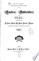 Anales judiciales del Peru